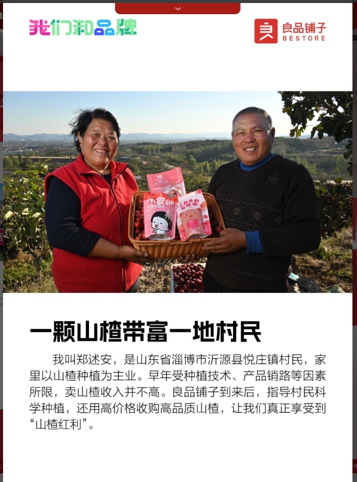 良品铺子亮相中国品牌日，作为唯一休闲零食品牌荣登“我们和品牌”影像展