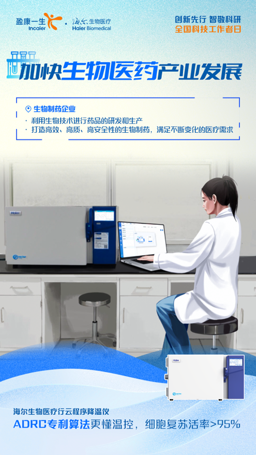全国科技工作者日丨海尔生物医疗“智”敬生命健康科技创新