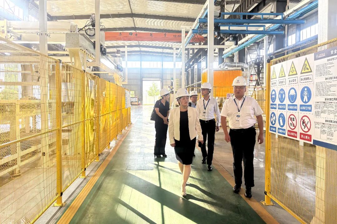 扬州市江都区委书记朱莉莉带队赴天源环保考察交流