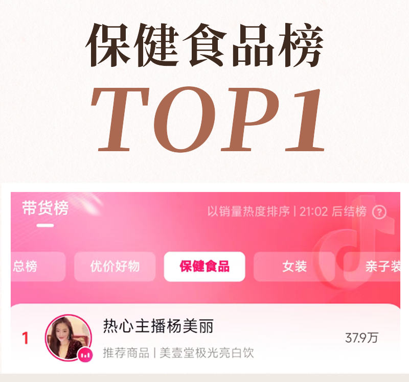 丽人丽妆美壹堂荣获TBI最佳大健康单品，新品千金极光饮引领口服美容新趋势