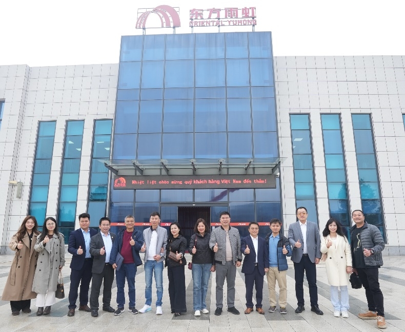 东方雨虹携手越南客户 共拓东南亚市场新机遇