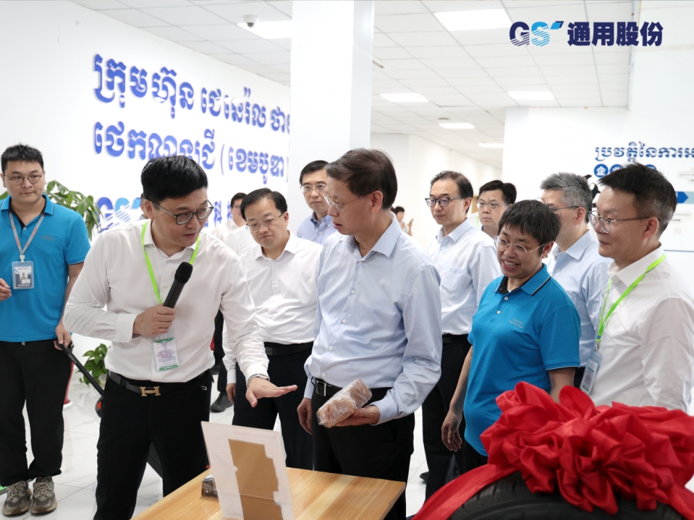 江苏省省长许昆林视察通用股份柬埔寨基地
