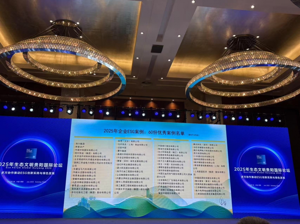 协鑫能科 ESG 项目亮相生态文明贵阳论坛，为绿色经济高质量发展注入新动能