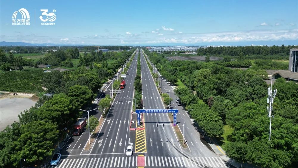 东方雨虹旗下天鼎丰助力G108成新蒲快速路邛崃段主线建成通车