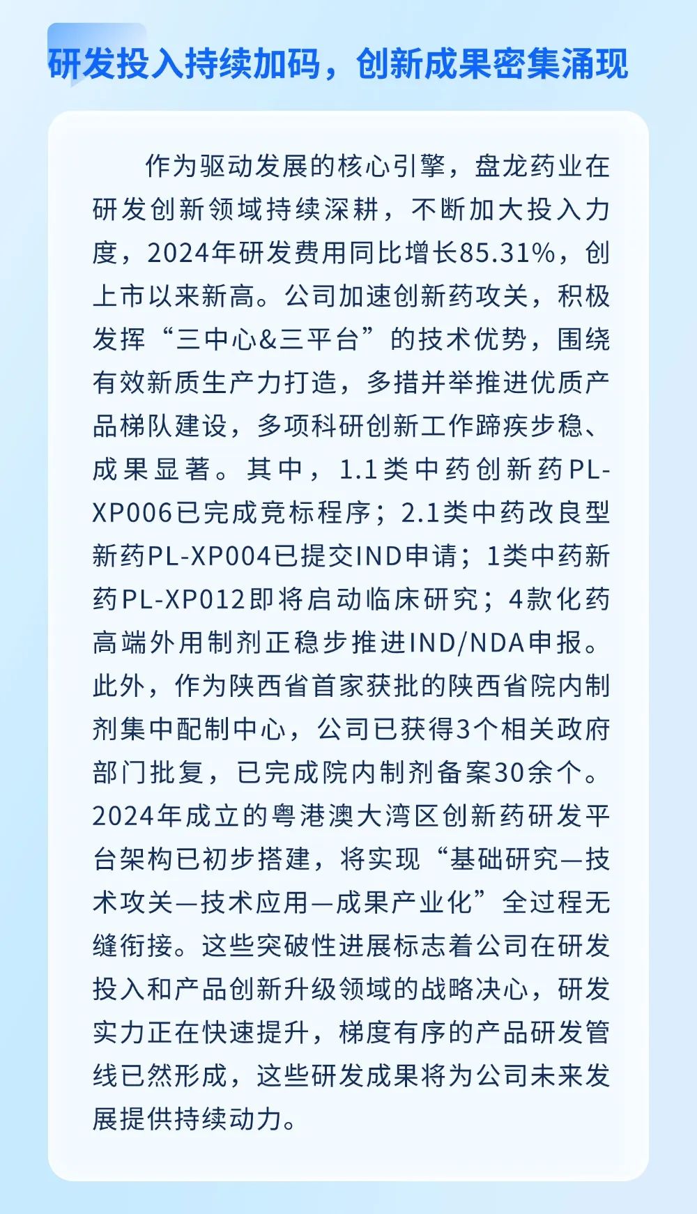 聚焦主业 创新发力丨盘龙药业1.1类中药创新药产品管线持续精准扩充