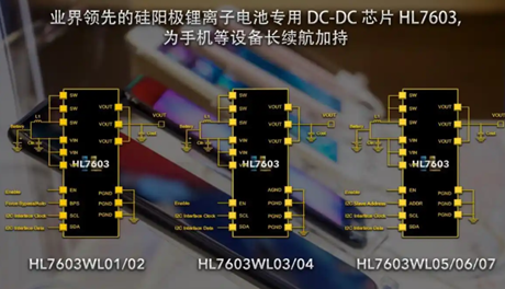 希荻微HL7603芯片荣膺“广东省名优高新技术产品” 以创新技术赋能硅负极电池产业升级