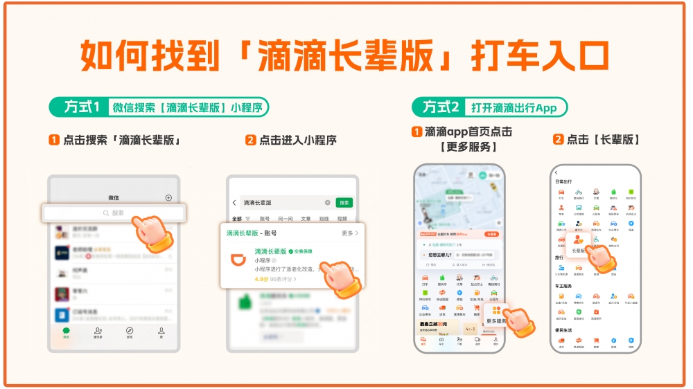 滴滴助老打车累计服务2.65亿次 科技助力银发族跨越“数字鸿沟”