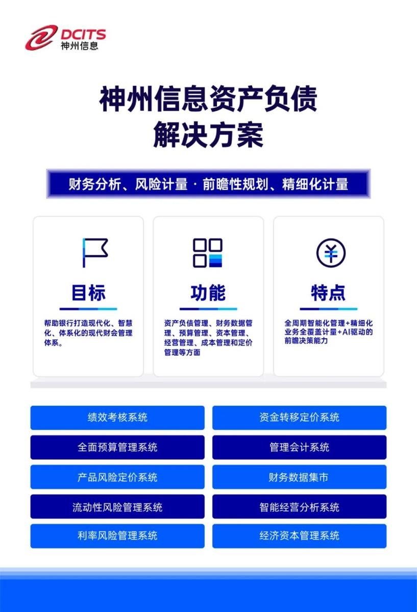 连中八元,神州信息资产负债管理解决方案领跑市场