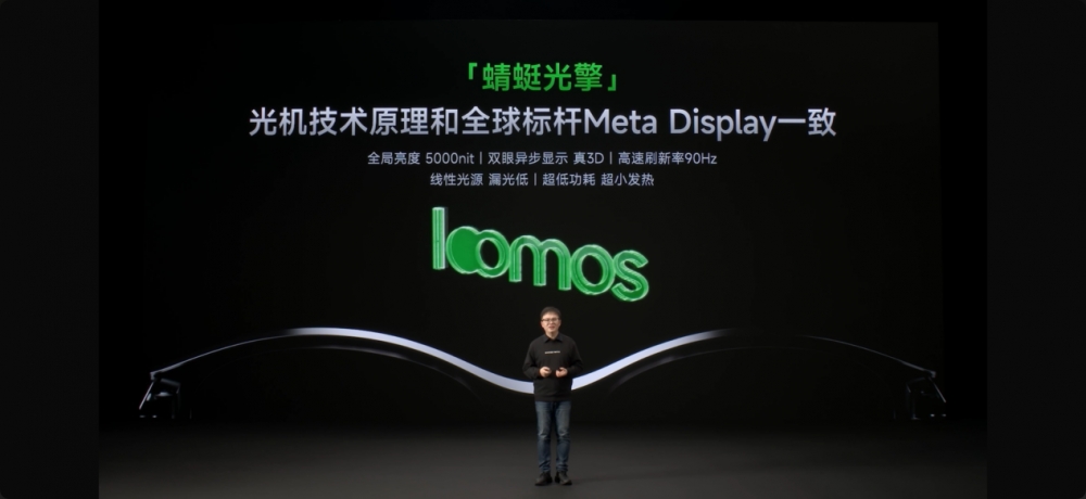 闪极发布loomos AI显示眼镜 S1,搭载光峰蜻蜓G1 MINI光学引擎