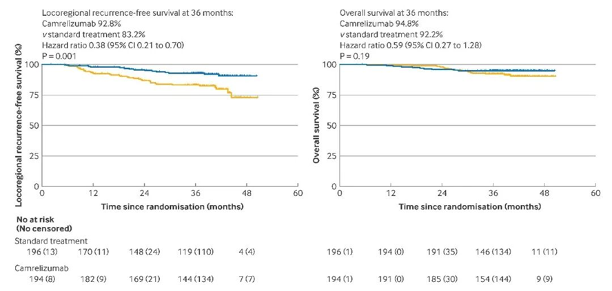 恒瑞创新药卡瑞利珠单抗治疗高危局晚期鼻咽癌Ⅲ期研究荣登《英国医学杂志》