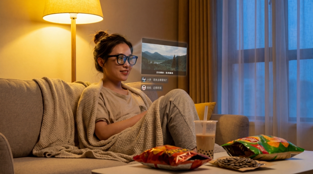 AI眼镜赛道“群雄逐鹿”,上游AR光机成行业破局关键