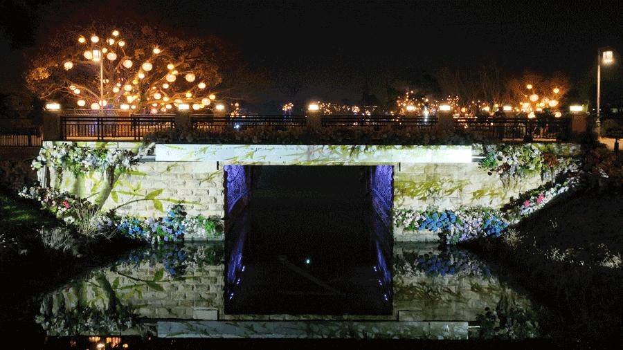 共赴《阳山夜游》，山体投影点亮文旅新体验