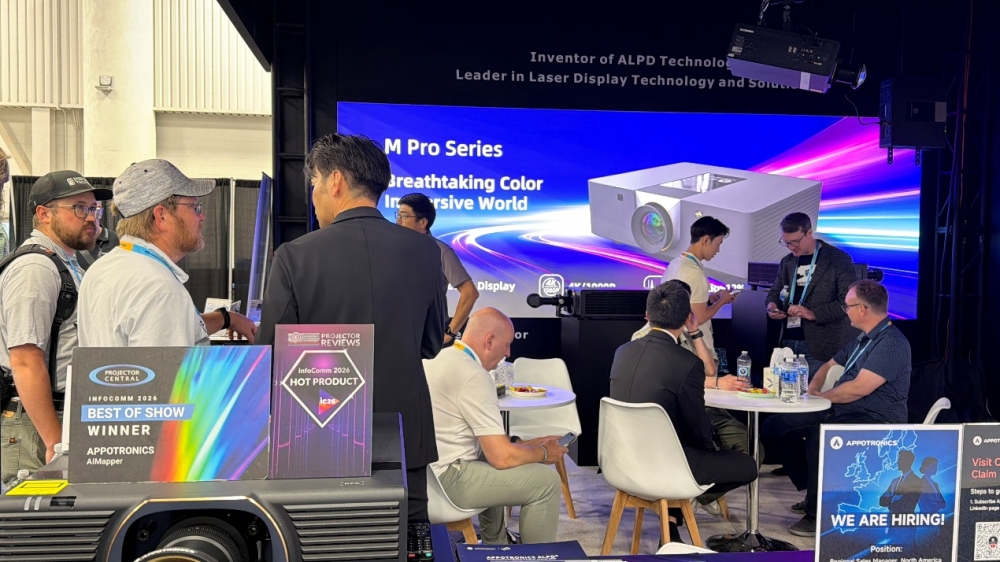 光峰专显亮相InfoComm 2026，AIMapper斩获最佳展品奖