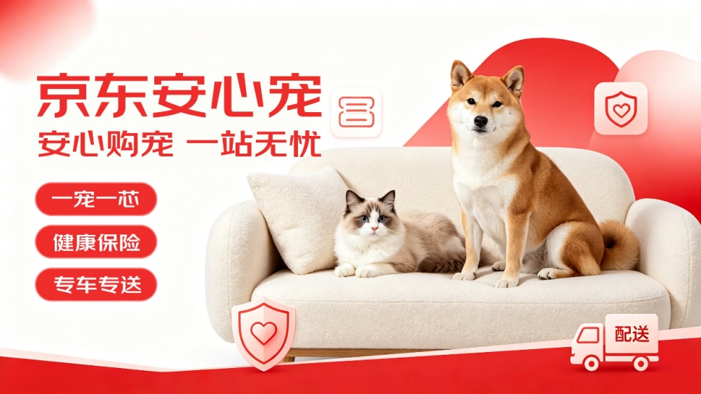 京东宠物犬猫“安心宠”服务上线  破解星期宠与货不对板乱象