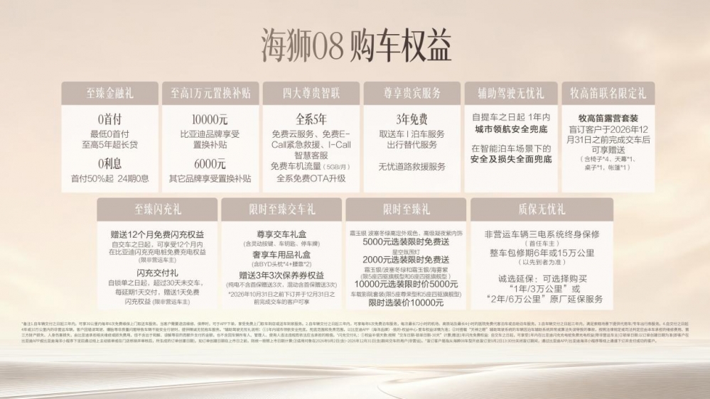 阔境自从容 比亚迪科技旗舰SUV海狮08正式上市 官方指导价22.99万元-27.99万元