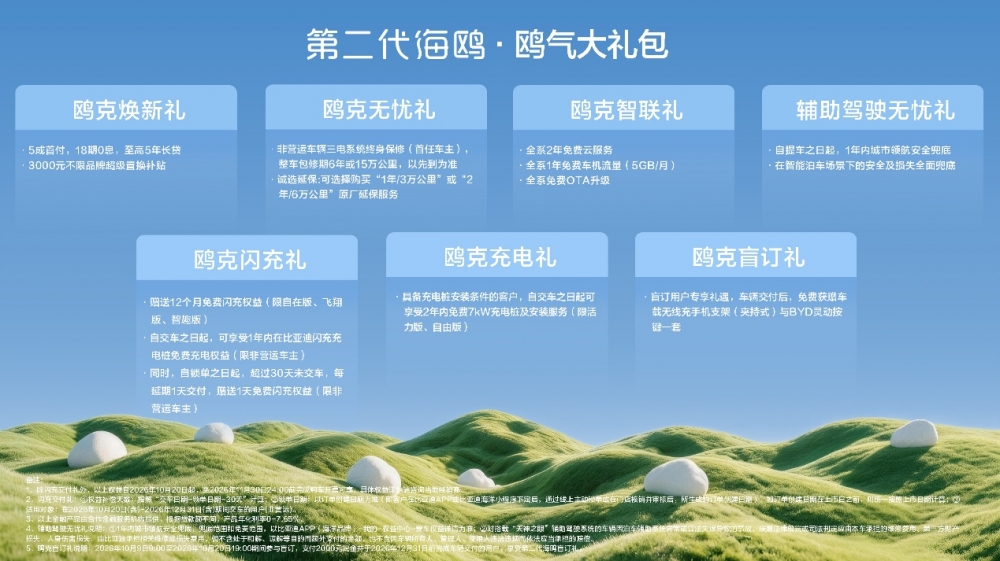 大不一样,非常鸥克!比亚迪第二代海鸥上市,超级置换价6.29万元-9.69万元